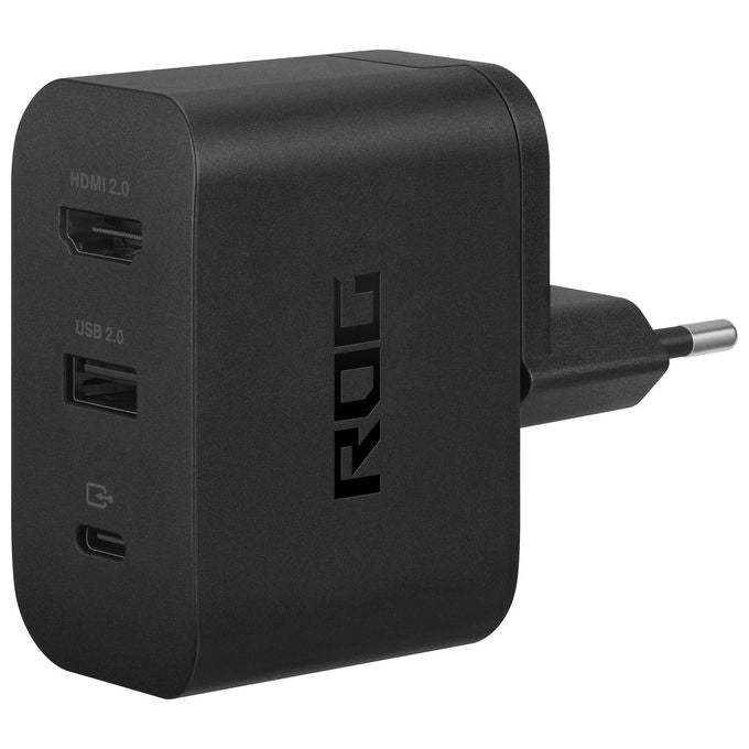 Asus AC65-03 ROG Gaming Charger Dock 65W USB-C PD 3.0 HDMI 2.0 4K per ROG Ally colore Nero