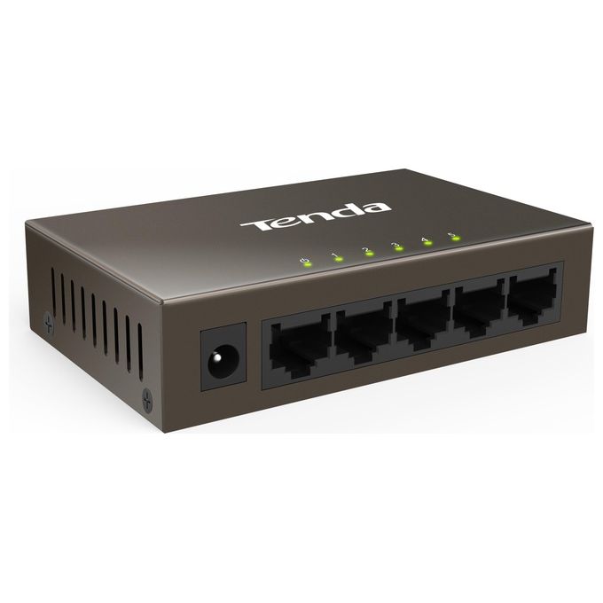 Tenda TEF1005D Switch 5p lan 10-100m Desktop - Metallo