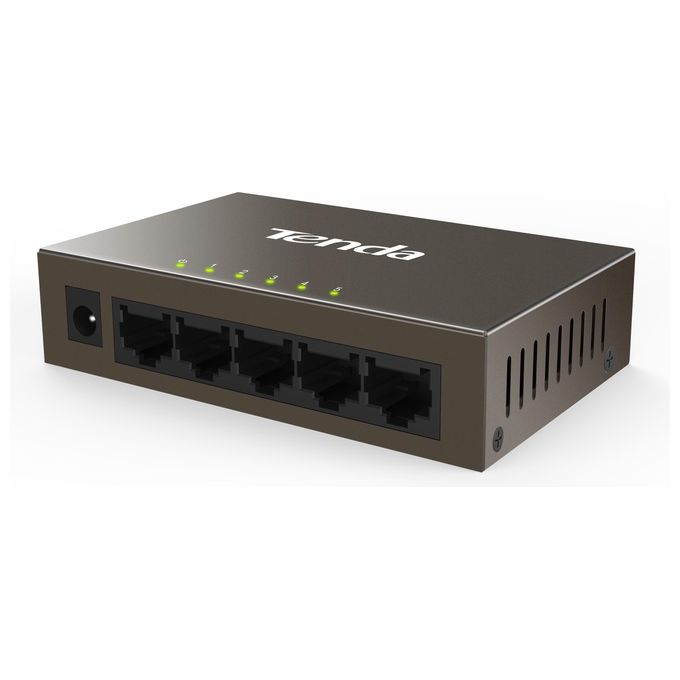 Tenda TEF1005D Switch 5p lan 10-100m Desktop - Metallo