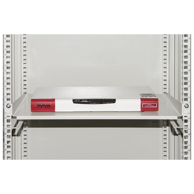 Link LKRIP250 Ripiano per Armadio Rack 19'' 1U Profondita' 25cm Universale Acciaio Portata 20 Kg colore Grigio Chiaro