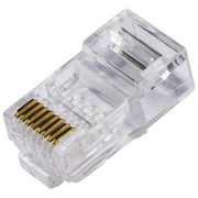 Link confezione 100 connettori 8 poli cat 6 utp non schermato rj45