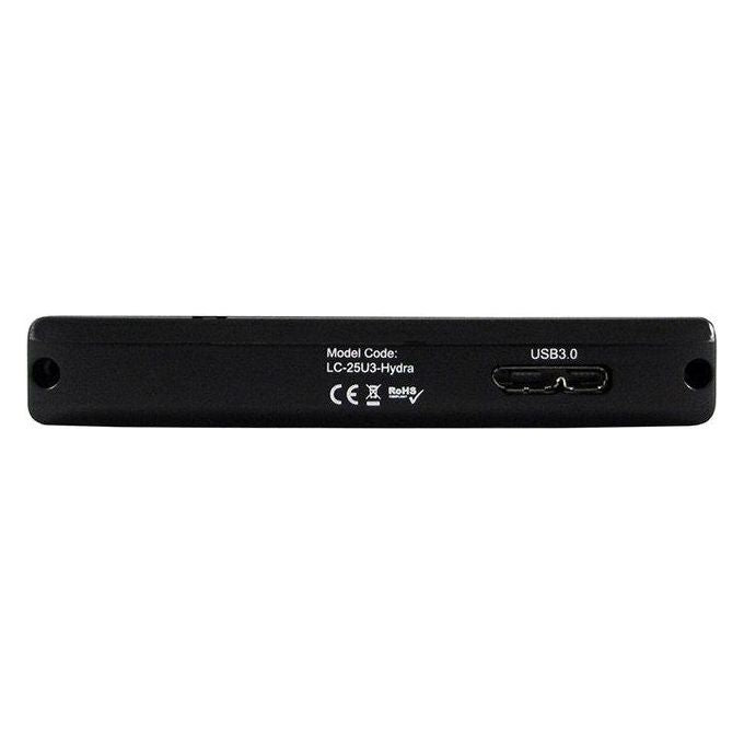 LC Power LC-25U3-Hydra 2,5'' Enclosure HDD Nero