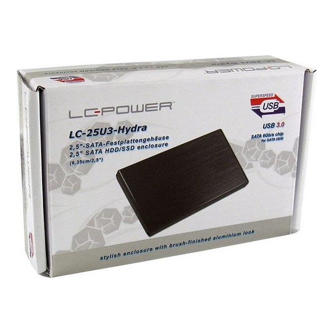LC Power LC-25U3-Hydra 2,5'' Enclosure HDD Nero