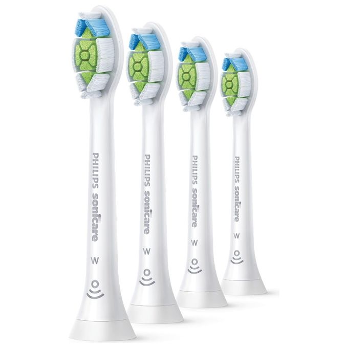 Philips HX6064-10 Sonicare W Optimal White Testine Standard di Ricambio 4 pz