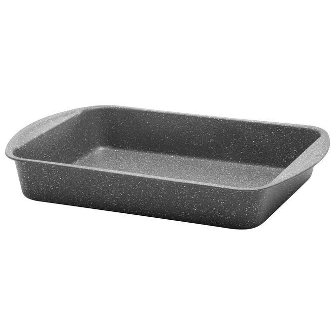 Bialetti Y00AGD0224 Petravera Lasagnera Rettangolare Antiaderente in Alluminio 35x27 cm colore Grigio