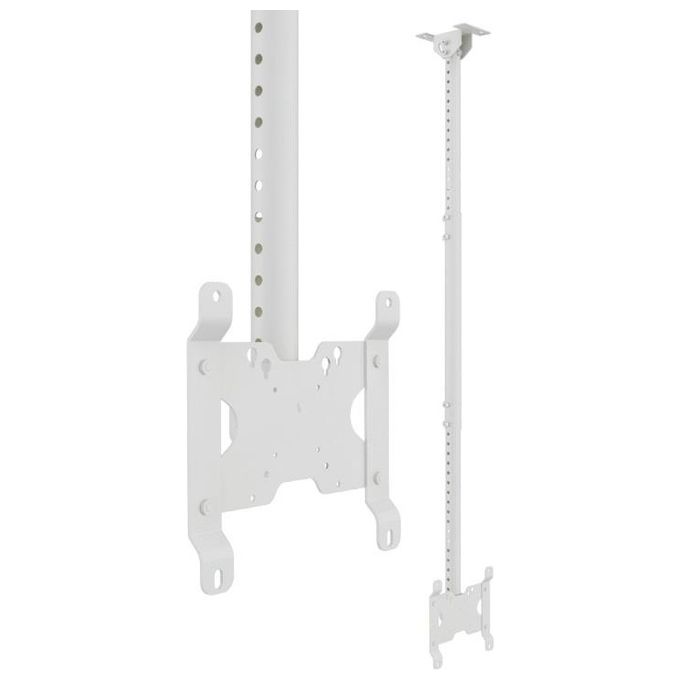 ITB MB4757 Small Single Supporto a Soffitto per Tv a Schermo Piatto 32'' Bianco