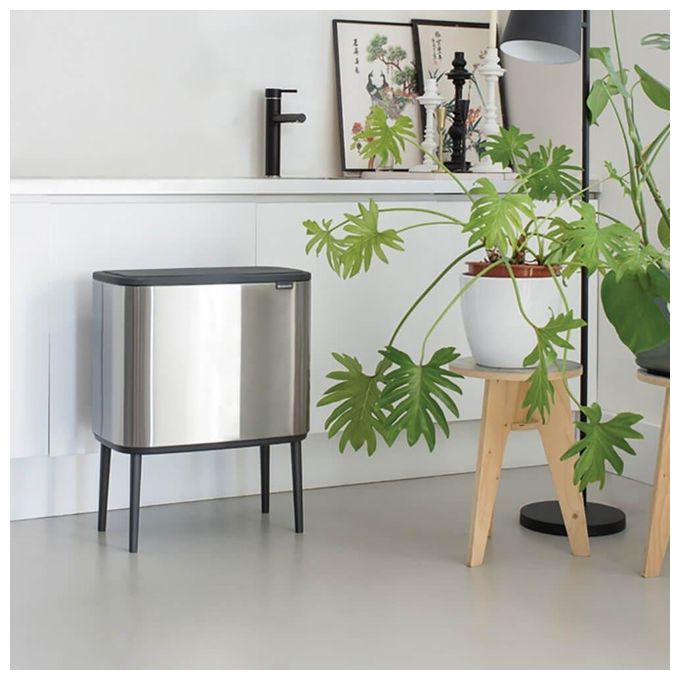 Brabantia Waste Bin Bo Touch Bin Pattumiera 36 Litri Steel Matt FPP
