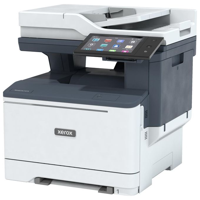 Xerox 0095205043181 VersaLink C415 Stampante Multifunzione Laser a Colori 40ppm A4 con Display Touch 7 Pollici NFC e Gigabit LAN colore Grigio Bianco