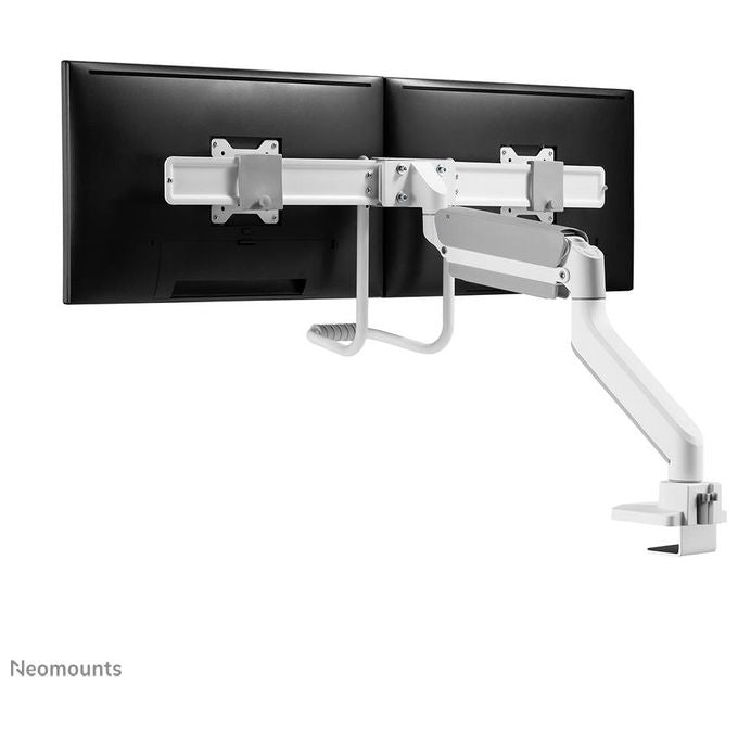 Neomounts 14793746000 DS75-450BL2 Supporto da Tavolo per 2 Schermi fino a 32'' 8 Kg ciascuno Regolabile in Altezza Rotazione e Inclinazione colore Nero