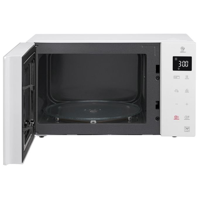 LG MH6336GIH Neochef Forno a Microonde con Grill Tecnologia Smart Inverter Capacita' 23 Litri Potenza 1150 W Funzione Crisp Programmi Automatici Display LED White Luxury