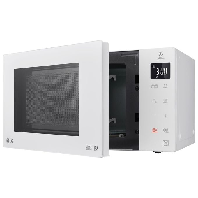 LG MH6336GIH Neochef Forno a Microonde con Grill Tecnologia Smart Inverter Capacita' 23 Litri Potenza 1150 W Funzione Crisp Programmi Automatici Display LED White Luxury