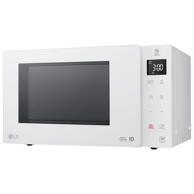 LG MH6336GIH Neochef Forno a Microonde con Grill Tecnologia Smart Inverter Capacita' 23 Litri Potenza 1150 W Funzione Crisp Programmi Automatici Display LED White Luxury
