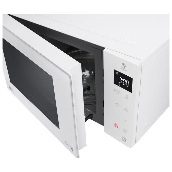 LG MH6336GIH Neochef Forno a Microonde con Grill Tecnologia Smart Inverter Capacita' 23 Litri Potenza 1150 W Funzione Crisp Programmi Automatici Display LED White Luxury