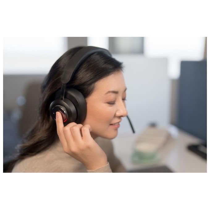 Kensington K83452WW Cuffie over-ear Bluetooth H3000 Cancellazione Rumore Attiva con AI Durata Batteria 60 h Connessione Bluetooth 5.2 colore Nero