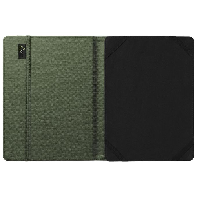 Trust 24498 Primo Custodia Folio per Tablet 10'' Universale PET Riciclato Funzione Supporto colore Verde