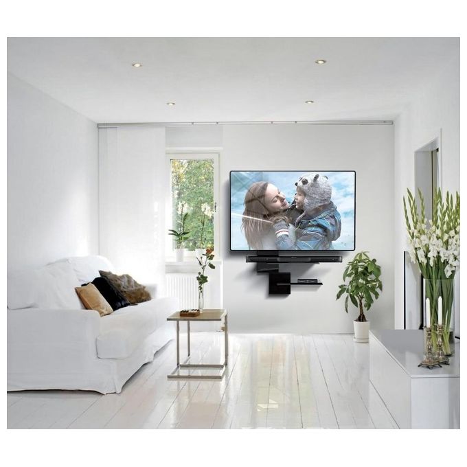 Meliconi Gost Cubes Soundbar Black 2 Cube con 2 Ripiani