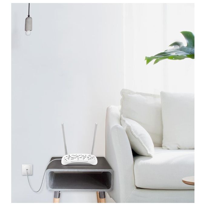 TP-Link TD-W9960 Modem Router ADSL VDSL2 Wi-Fi N300 2.4 GHz 4 Porte LAN Fast Ethernet colore Bianco