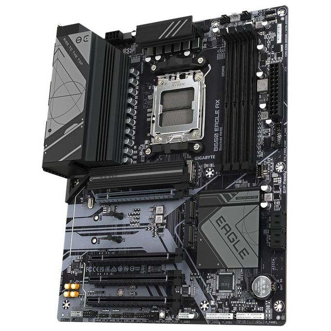 Gigabyte B650 EAGLE AX Scheda Madre AMD B650 Socket AM5 ATX DDR5 Wi-Fi 6E PCIe 5.0 colore Nero
