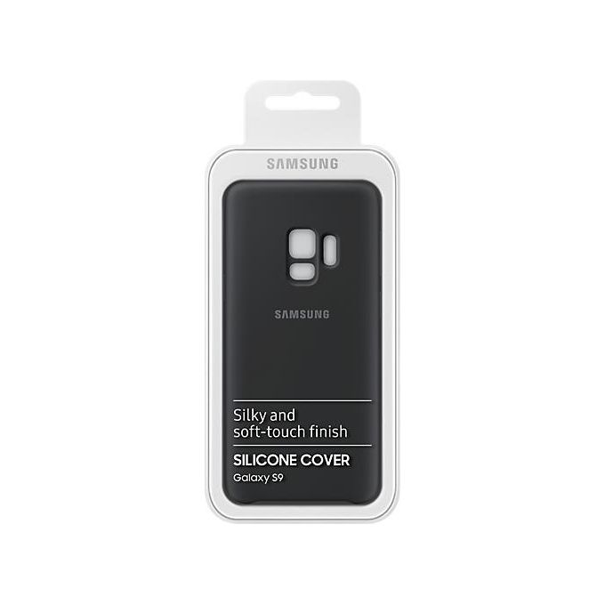 Samsung Cover in Silicone per Galaxy S9 Nero