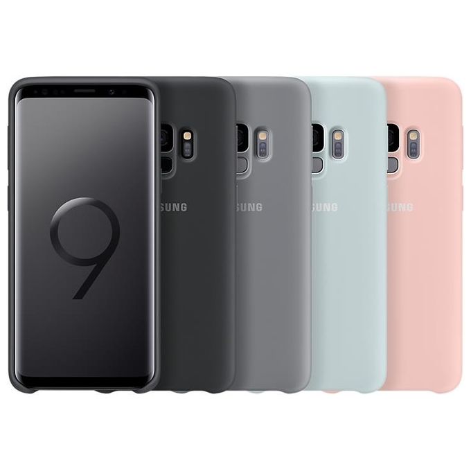 Samsung Cover in Silicone per Galaxy S9 Nero