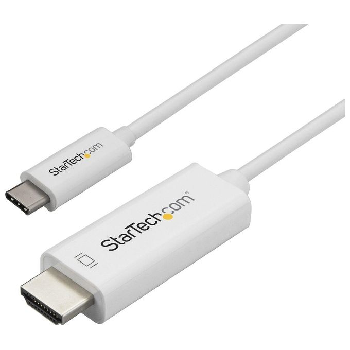 Startech Cavo Adattatore Usb-C a Hdmi 4K 60Hz da 1mt Bianco