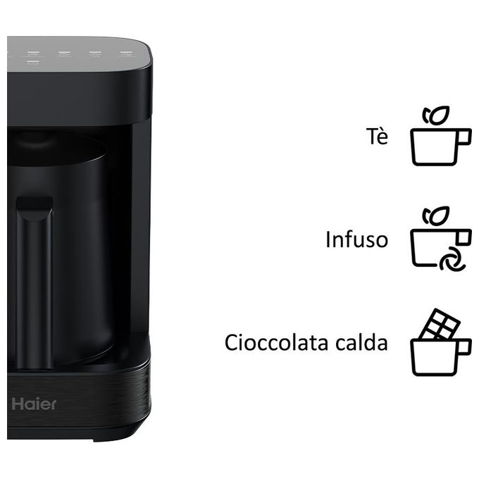 Haier Multi Beverage I-Master Serie 5 Nero Salvaspazio 3 in 1 6 Programmi Automatici