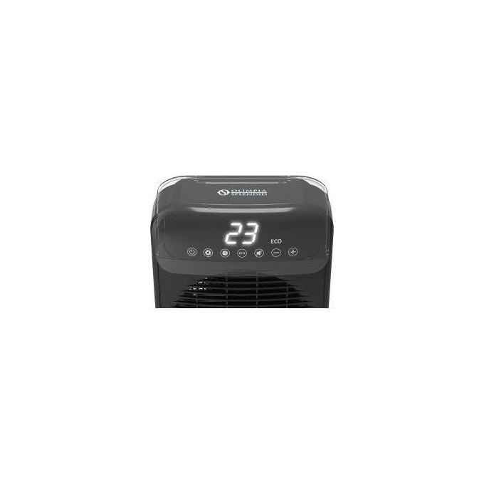 Olimpia Splendid 99241 CALDO TEKNO Riscaldatore ambiente elettrico con ventilatore 2000 W 2 livelli di potenza termostato regolabile timer 24 h IP21 colore Nero