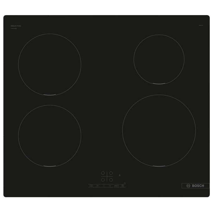 Bosch PUE611BB5J Serie 4 Piano cottura a induzione 60 cm 4 zone Touch Select PowerBoost colore Nero