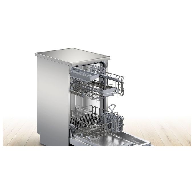Bosch SPS2HKI58E Serie 2 Lavastoviglie Libera Installazione 10 coperti Classe E 46 dB Wi-Fi Home Connect (84.5x45x60 cm) colore Acciaio Inox