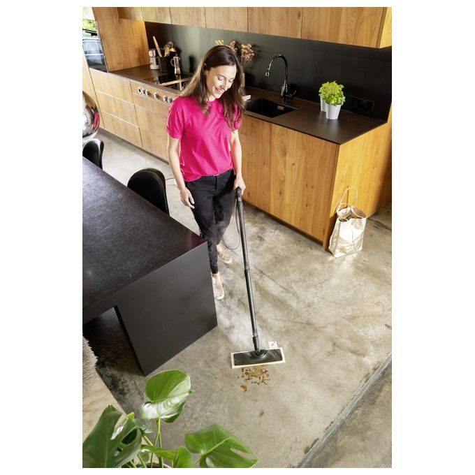 Kärcher 2.863-346.0 Set di Panni di Partenza per Pulitore a Vapore Microfibra con Rivestimento Abrasivo e Panno Lucidante colore Bianco Giallo
