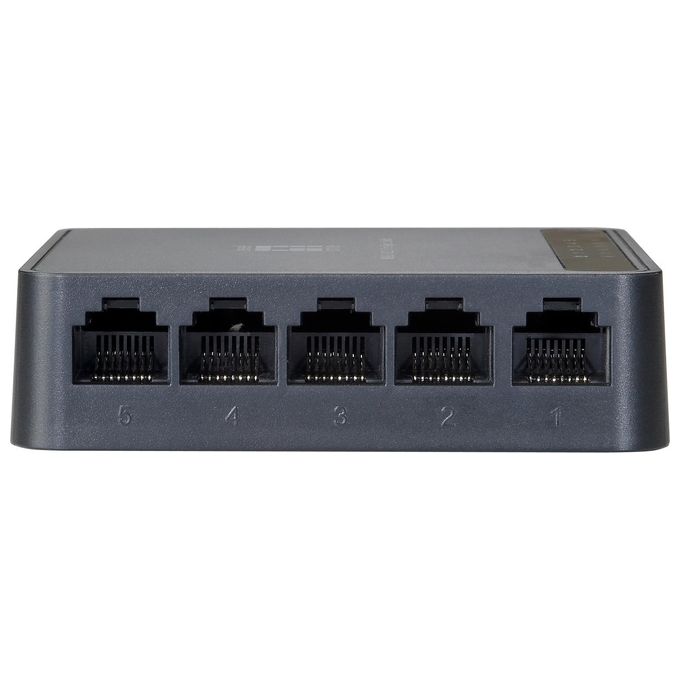 LevelOne GEU-0522 Switch di Rete 5 Porte Gigabit Ethernet (10-100-1000) Nero