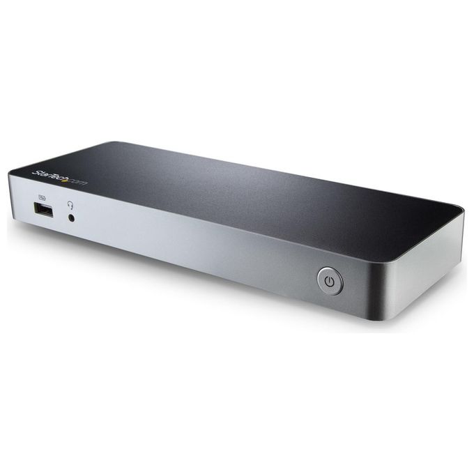 StarTech.com MST30C2HHPDU Docking Station USB-C per Doppio Monitor con Power Delivery 60 W USB 3.1 Gen 1 HDMI DVI Gigabit Ethernet colore Nero