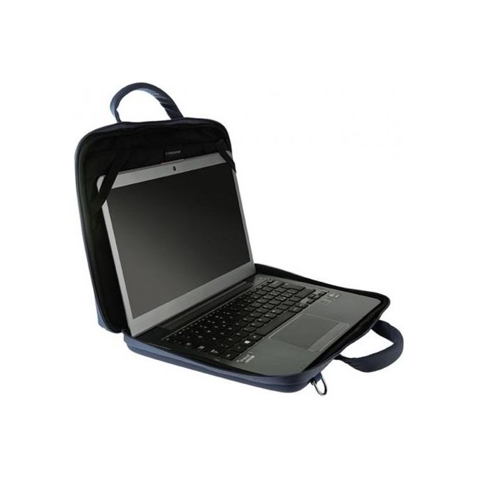 Tucano Darkolor Borsa Slim ed Iperprotettiva per Laptop 14'' Blu