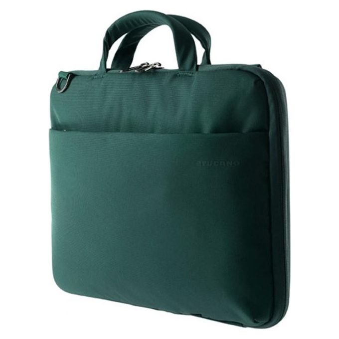 Tucano Darkolor Borsa Slim ed Iperprotettiva per Laptop 14'' Verde