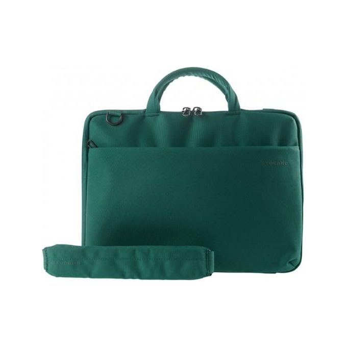 Tucano Darkolor Borsa Slim ed Iperprotettiva per Laptop 14'' Verde