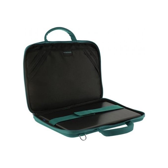 Tucano Darkolor Borsa Slim ed Iperprotettiva per Laptop 14'' Verde