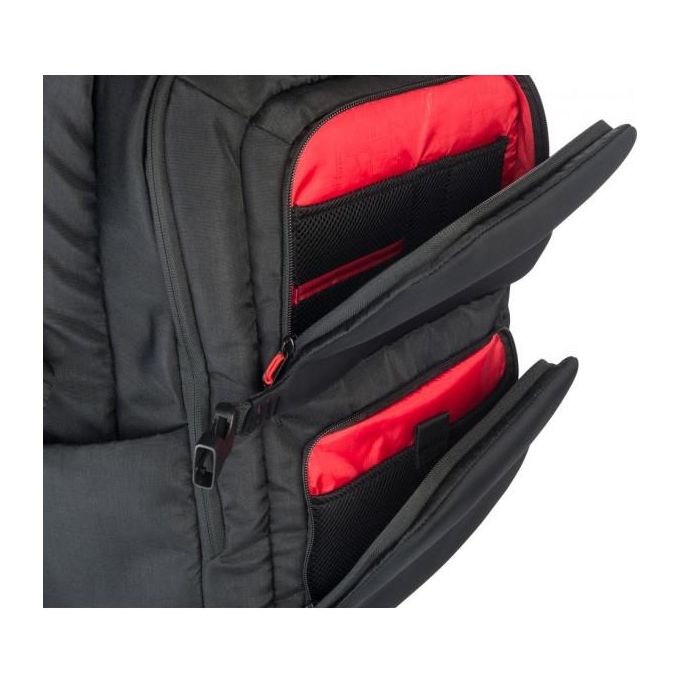 Tucano Zaino Gaming Multitasking Nylon e Neoprene con Cavo Usb Integrato e Tasca per Smartphone Nero