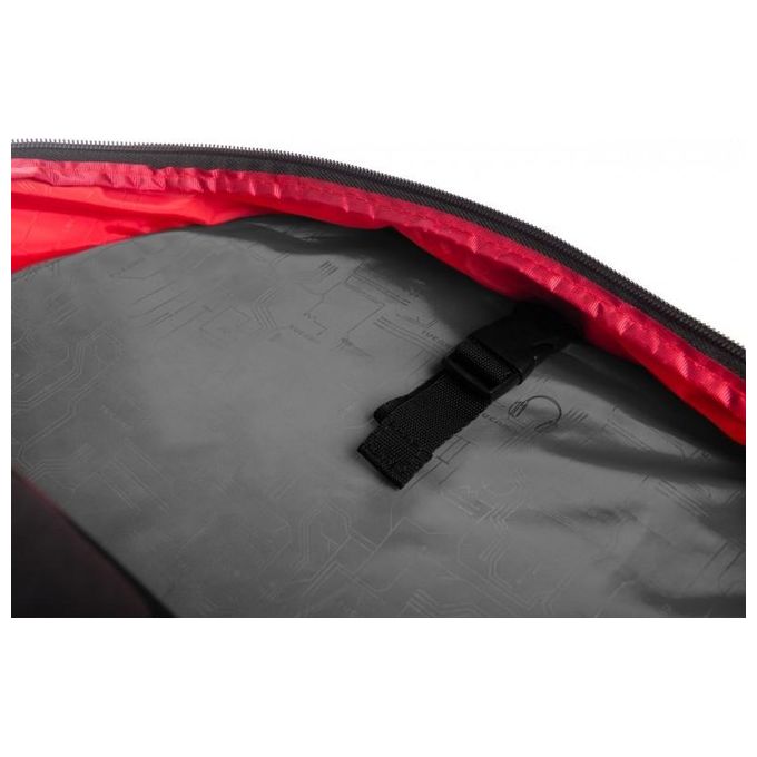 Tucano Zaino Gaming Multitasking Nylon e Neoprene con Cavo Usb Integrato e Tasca per Smartphone Nero