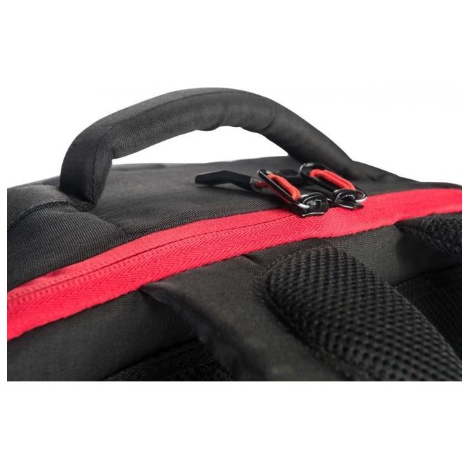 Tucano Zaino Gaming Multitasking Nylon e Neoprene con Cavo Usb Integrato e Tasca per Smartphone Nero