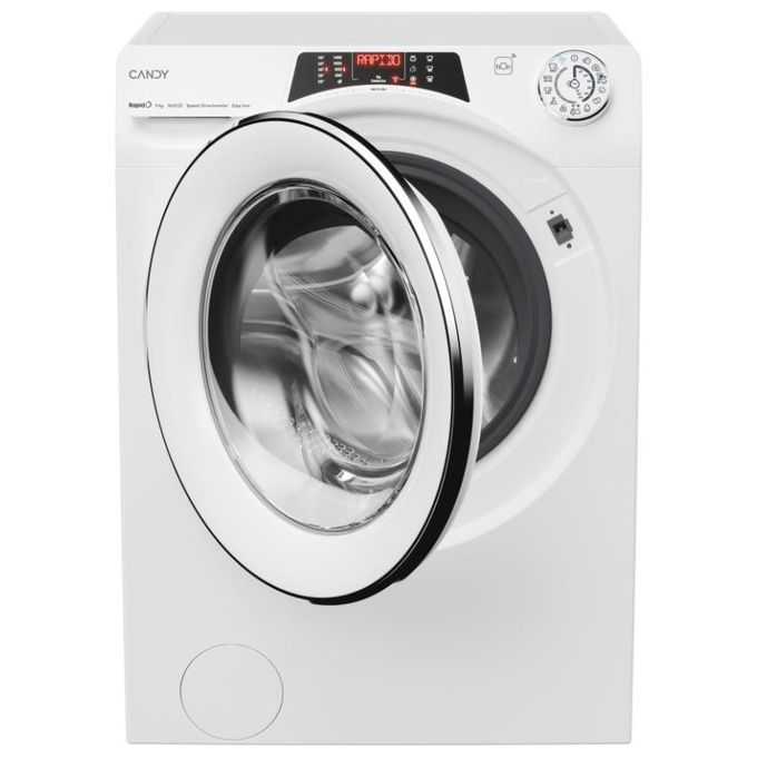 [ComeNuovo] Candy RapidO' RO1496DWMCT-1-S Lavatrice a carica frontale 9Kg classe A 1400 giri 16 programmi controllo remoto Bianco 60x53x85