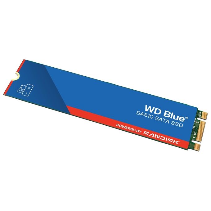 Western Digital WDS100T3B0B Blue SA510 SSD Interno M.2 1 TB SATA III 560 MB-s lettura 520 MB-s scrittura