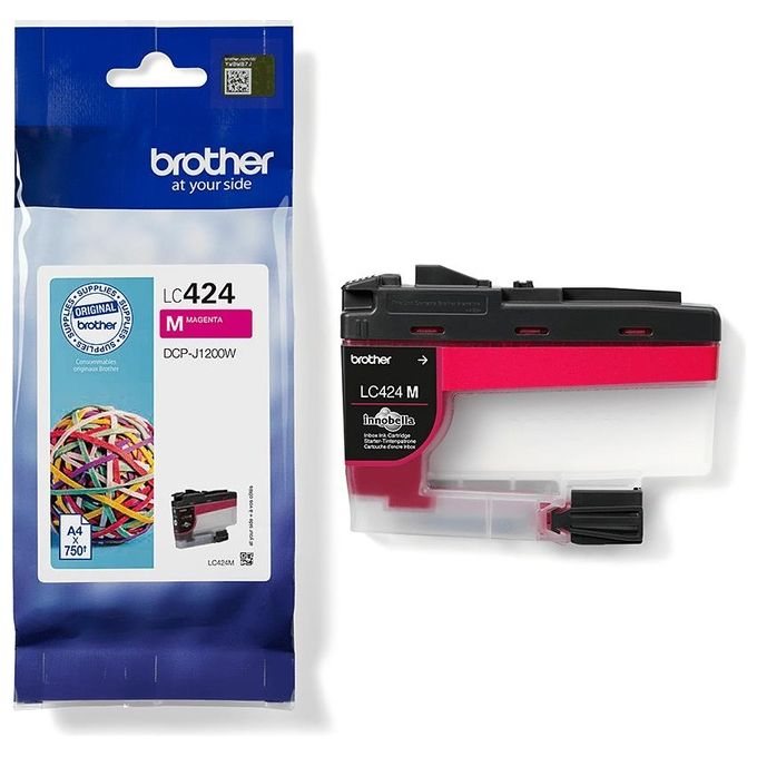 Brother LC-424M Cartuccia d'Inchiostro Originale Magenta
