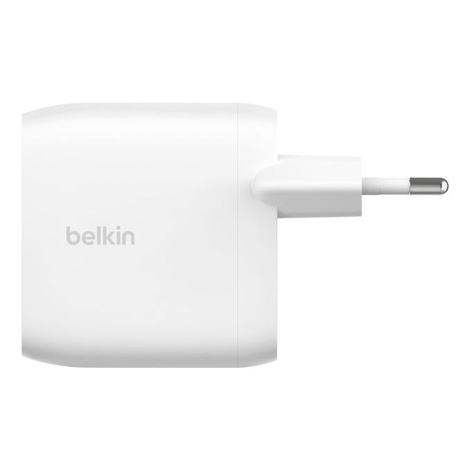 Belkin WCB010VFWH BoostCharge Pro Caricabatteria da Parete USB C 60 W con PD 3.1 PPS 2 Porte colore Bianco
