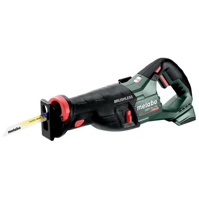 Metabo 601617840 SSEP 18 LT BL Seghetto Alternativo a Batteria Brushless 18V 3000 corse-min 32 mm corsa 3 Kg