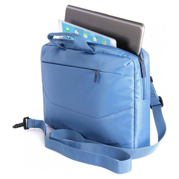 Tucano BUBIDEAWMZ Borsa Notebook Idea 15,6'' Azzurro con Mouse Wireless