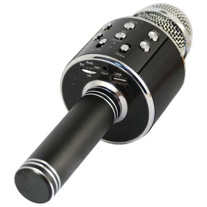 Xtreme 27837 Microfono con Speaker Integrato Bluetooth Portatile Hollywood Black