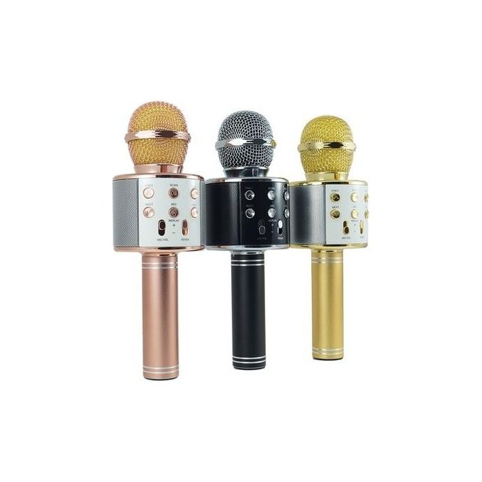 Xtreme 27837K Microfono con Speaker Integrato Bluetooth Portatile Hollywood gold