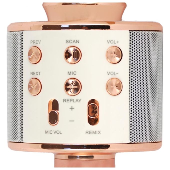 Xtreme 27837PK Microfono con Speaker Integrato Bluetooth Portatile Hollywood Pink