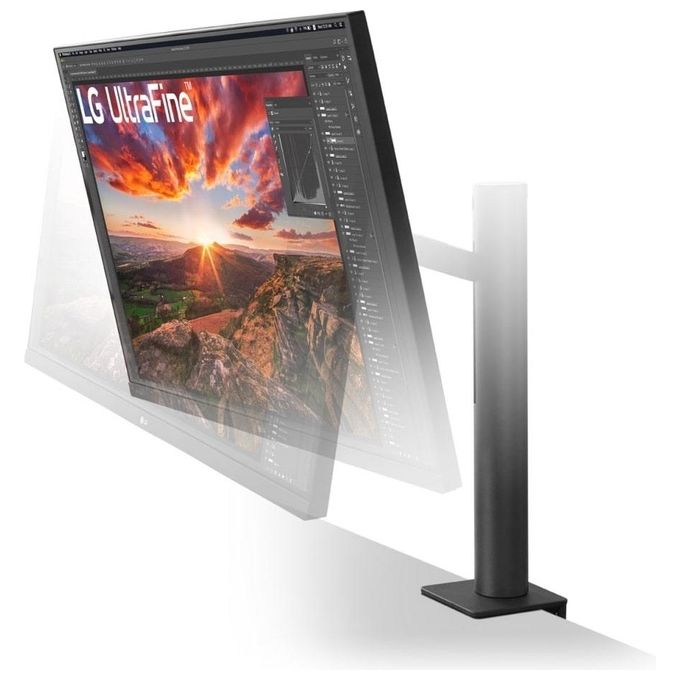 LG 32UN880K-B Monitor PC 32'' IPS 4K Ultra HD 3840x2160 HDR10 DCI-P3 95% Stand Ergo Speaker 10W USB-C colore Nero
