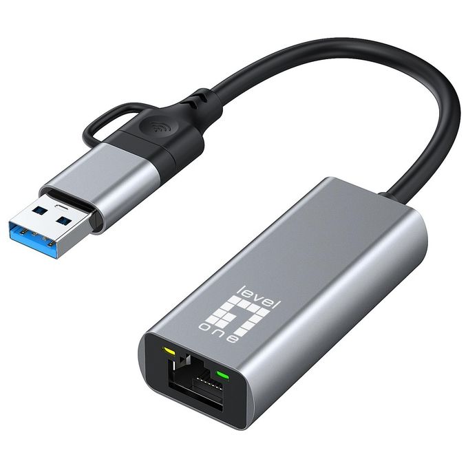 LevelOne USB-0423 Scheda di Rete e Adattatore Ethernet 2500 Mbit-s
